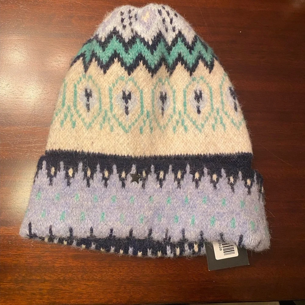 NWT Jocelyn Women’s Fait Isle Knit Hat Warm Cozy Gift Winter Stocking Stuffer